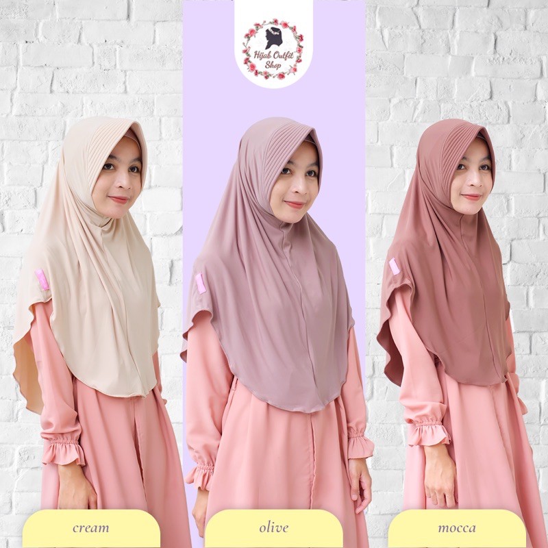 GOSEA - GOMINI (gosea mini) warna 1 - bergo jersey stella bergo daily dewasa dan anak