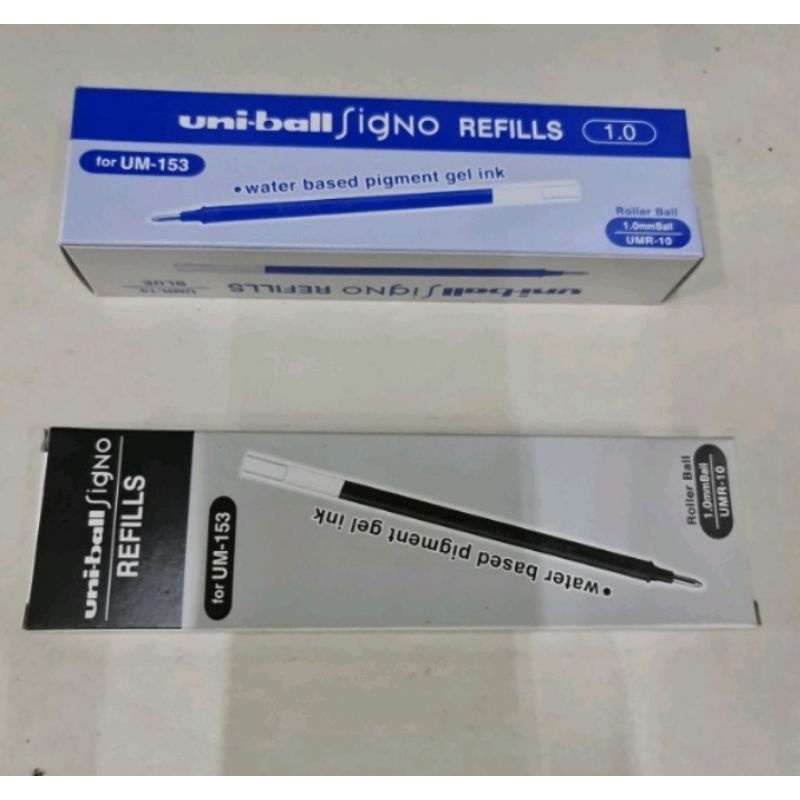 Refill / Isi Ulang Pulpen / Pen / Pena Gel Uniball Signo UMR-10 UM-153 (12pcs)