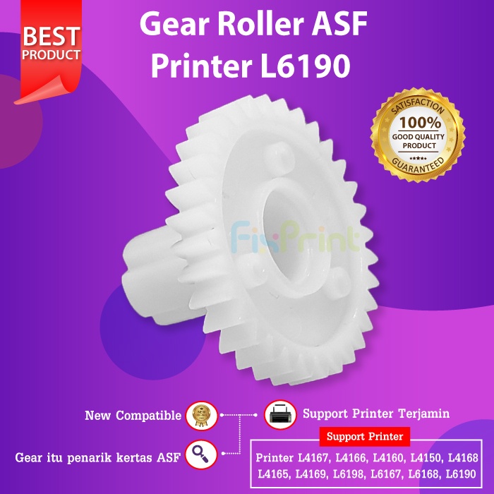 Gear Roller ASF L4150 L4160 L6170 L6190 Gigi Gir Printer Epson New