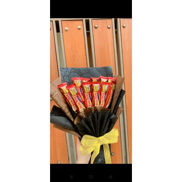 

Buket beng-beng,Buket snack wisuda,Buket Snack,Bouqet Snack