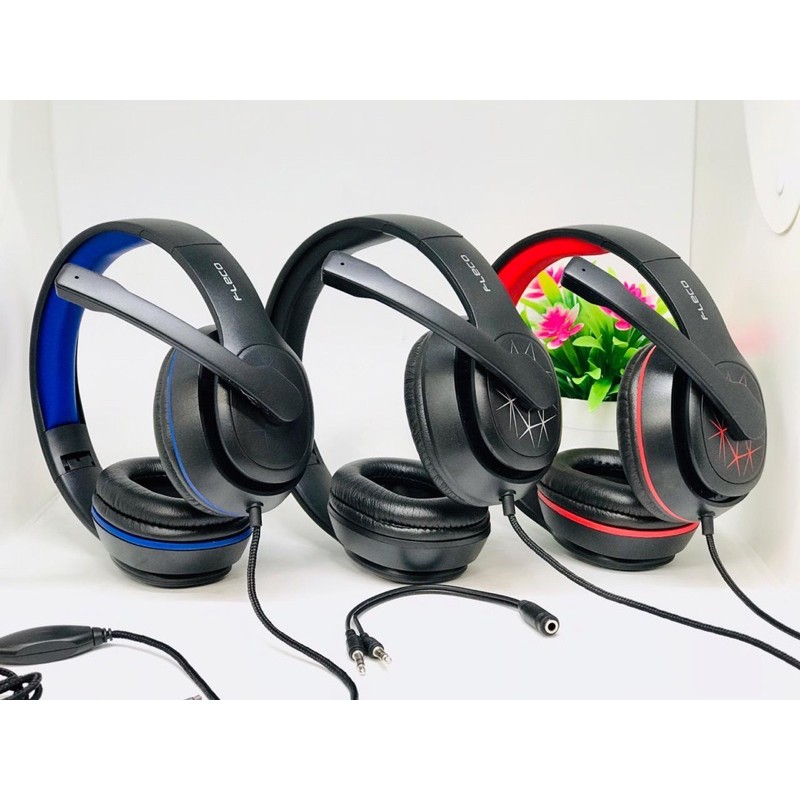 PROMO HEADPHONE BANDO GAMING FL-880 FLECO PRO GAMING HEADSET FL880 PC LAPTOP ONLINE