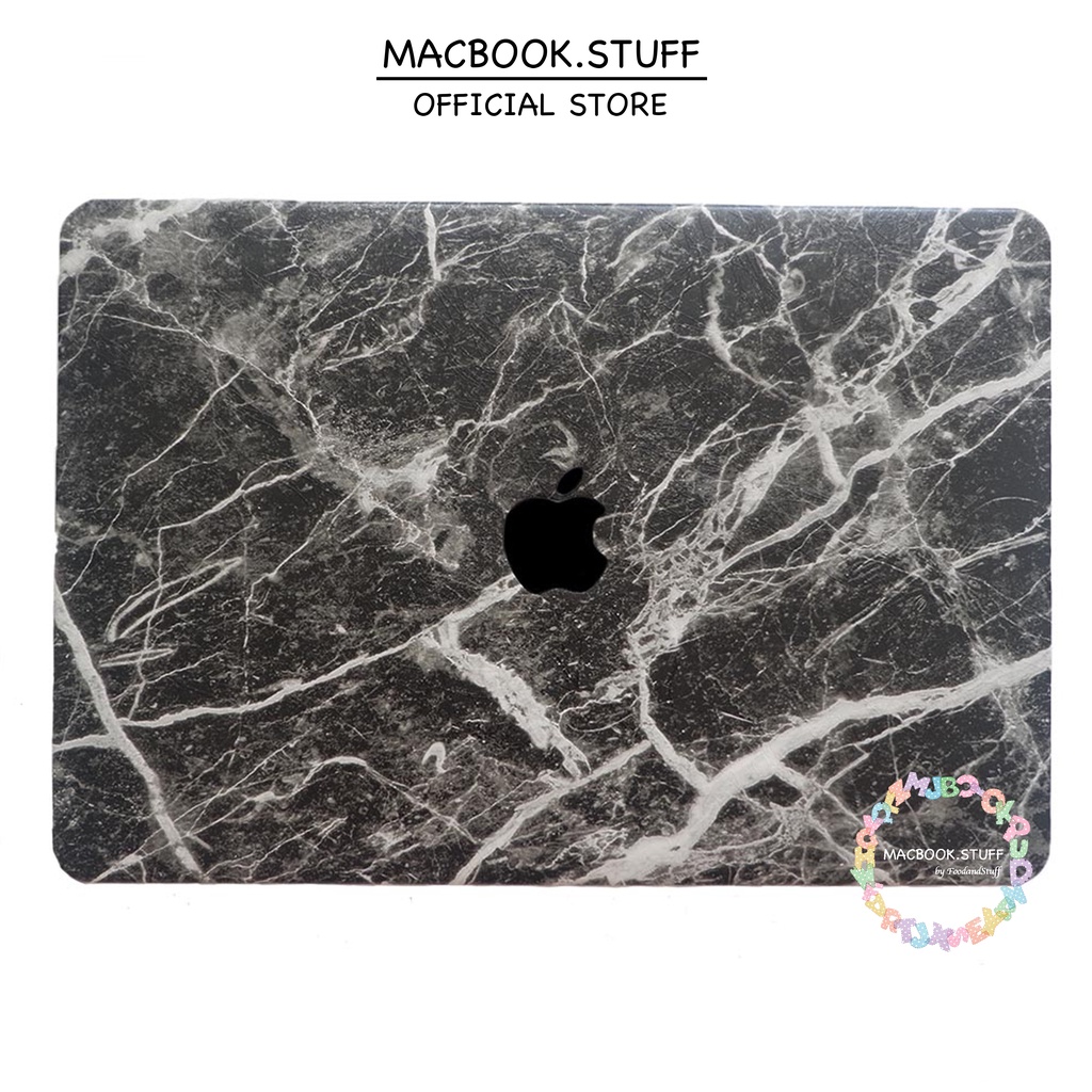 MACBOOK Case LEATHER M.BLACK 3D NEW AIR PRO RETINA 11 12 13 14 15 16 INCH NON /  WITH CD ROOM / TOUCHBAR / TOUCH ID / M1 2020 2021 2022