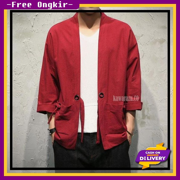 Sweater Rajut Kardigan Signature Cotton Combed Premium Sweater Rajut Polet Dewasa Model Kancing(Cod)