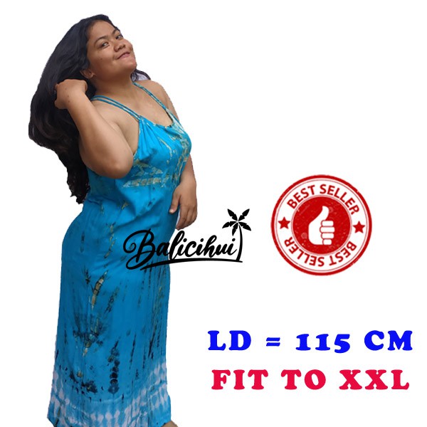 Balicihui Daster Pelangi Jumbo Panjang Bali Daster Jumbo Pelangi Fit To XXL Daster Jumbo Wanita