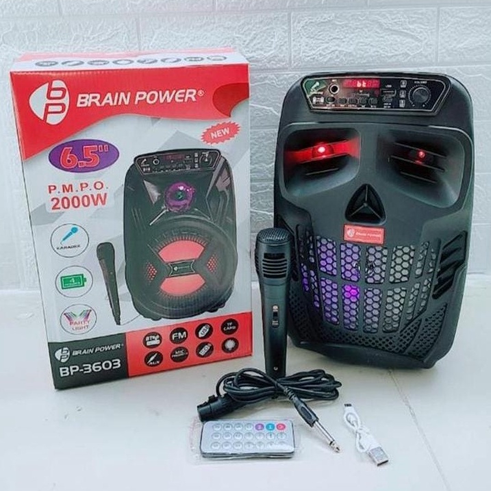 Speaker Karaoke Bluetooth Mini Brain power Free Mic