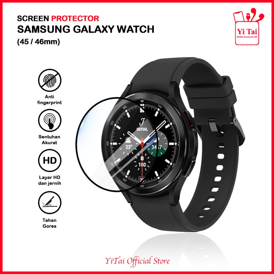 TEMPERED GLASS NANO 3D YI TAI SAMSUNG GALAXY WATCH 41MM 42MM 45MM 46MM PELINDUNG LAYAR - BD