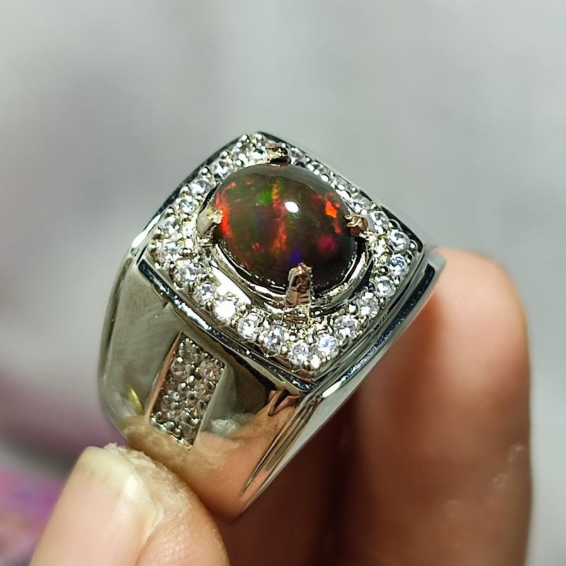 BATU BLACK OPAL TOP JARONG ASLI NATURAL