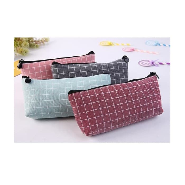 

Kotak Pensil Kanvas Tempat Pensil Dompet Go Green Shop Jkt