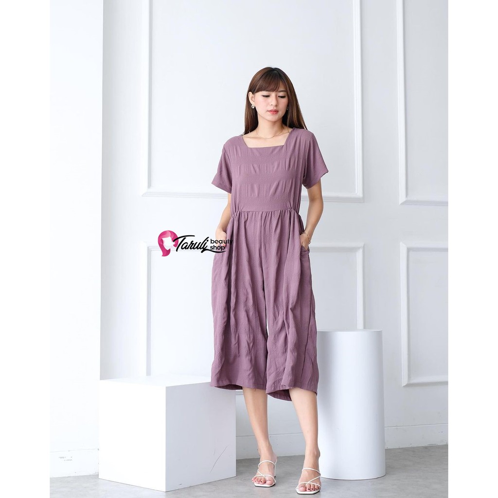 BAJU WANITA PREMIUM / NESA JUMSUIT / BAHAN CRINKLE COTTON PREMIUM TS0525