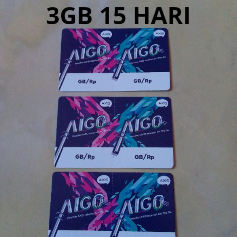 Voucher 3GB 15 Hari