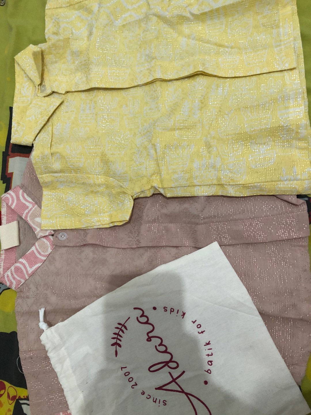 Baju/ Kemeja Koko Batik Anak Laki