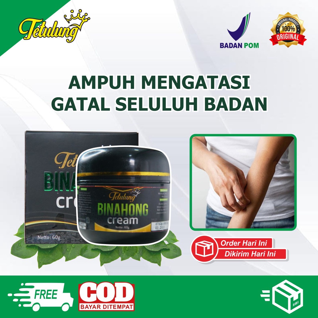 Jual Tetulung Cream Binahong G Obat Gatal Kulit Paling Ampuh Seluruh Badan Salep Luka Dan