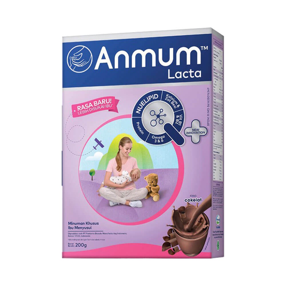 

Anmum Lacta Chocolate - Susu Ibu Menyusui 200 gr