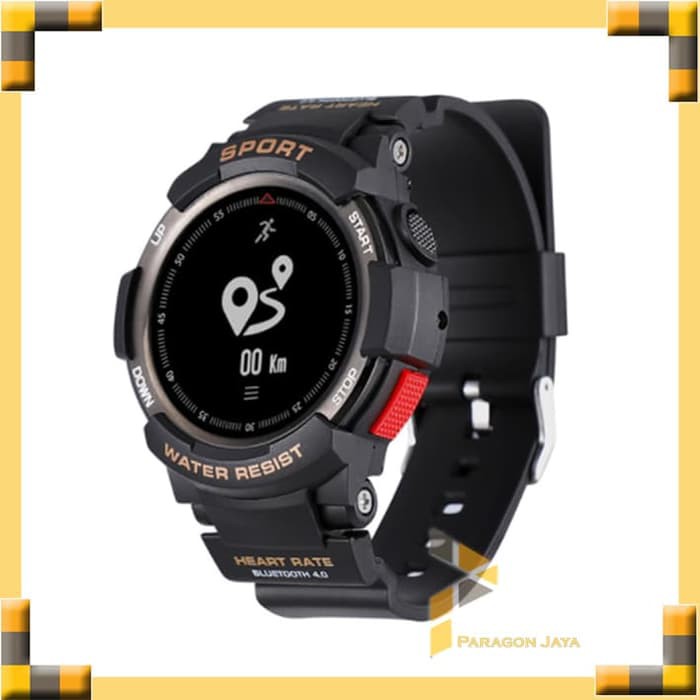 PJ No.1 F6 Smart Watch Smartband Smartwatch Heart Rate - Black No 1