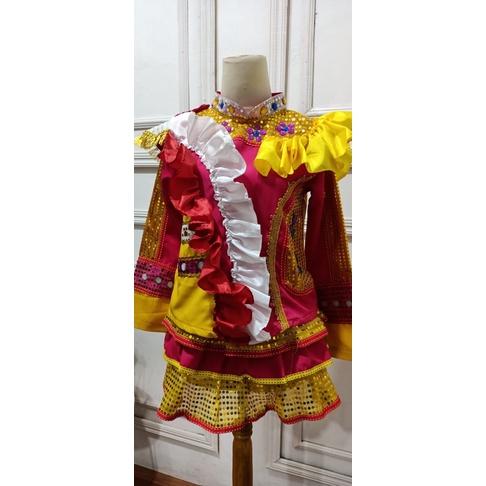 baju drumband sd merah kuning