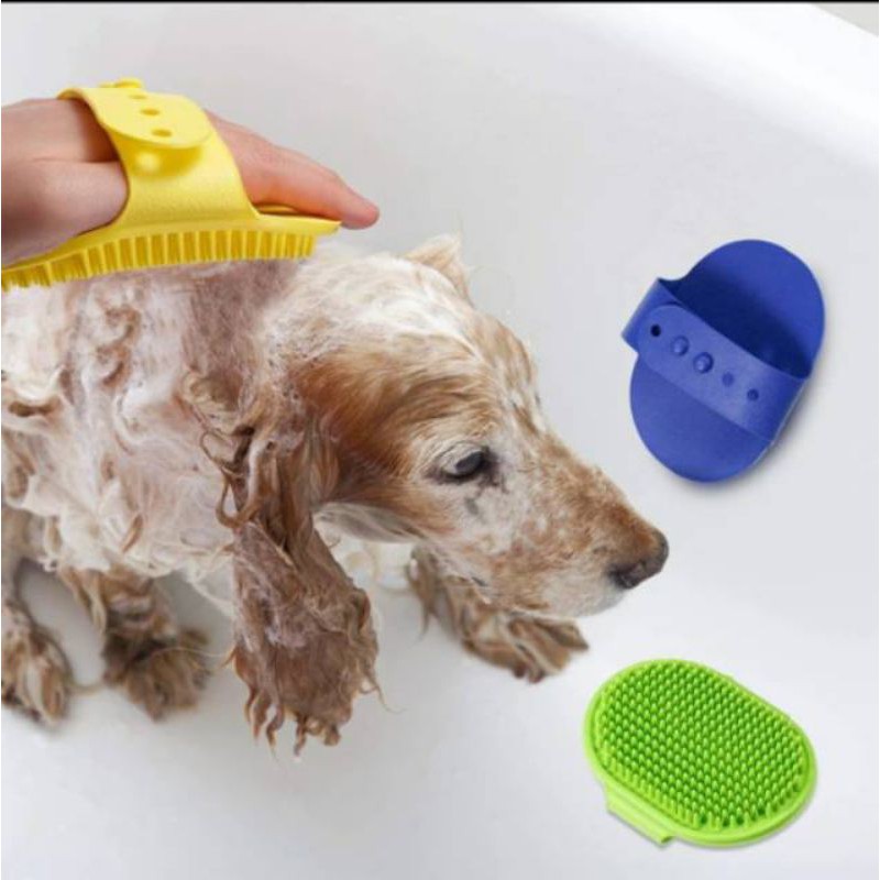 Rubber pet brush karet,pembersih bulu kucing pet glove