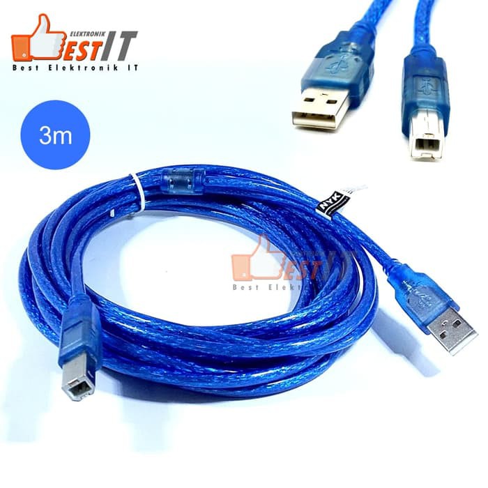 Kabel Printer USB panjang 3 meter NYK