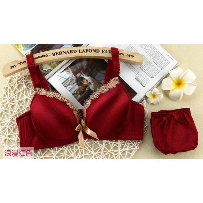 Bra Set Renda Salur YSS-246 Wanita Renda Salur Setelan Motif Modern Panties Mengatur Kenyamanan Lucu