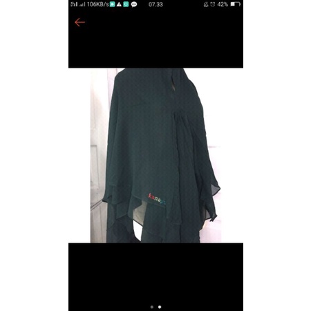 Preloved khimar kanaya mirip sisesa swarovski