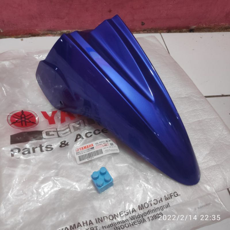 SPAKBOR DEPAN MIO SPORTY 5TL BIRU TUA ORIGINAL ORI YAMAHA