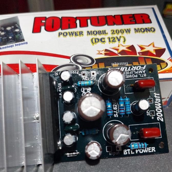 ➧ kit power MOBIL 12V BTL 200 WATT FORTUNER と