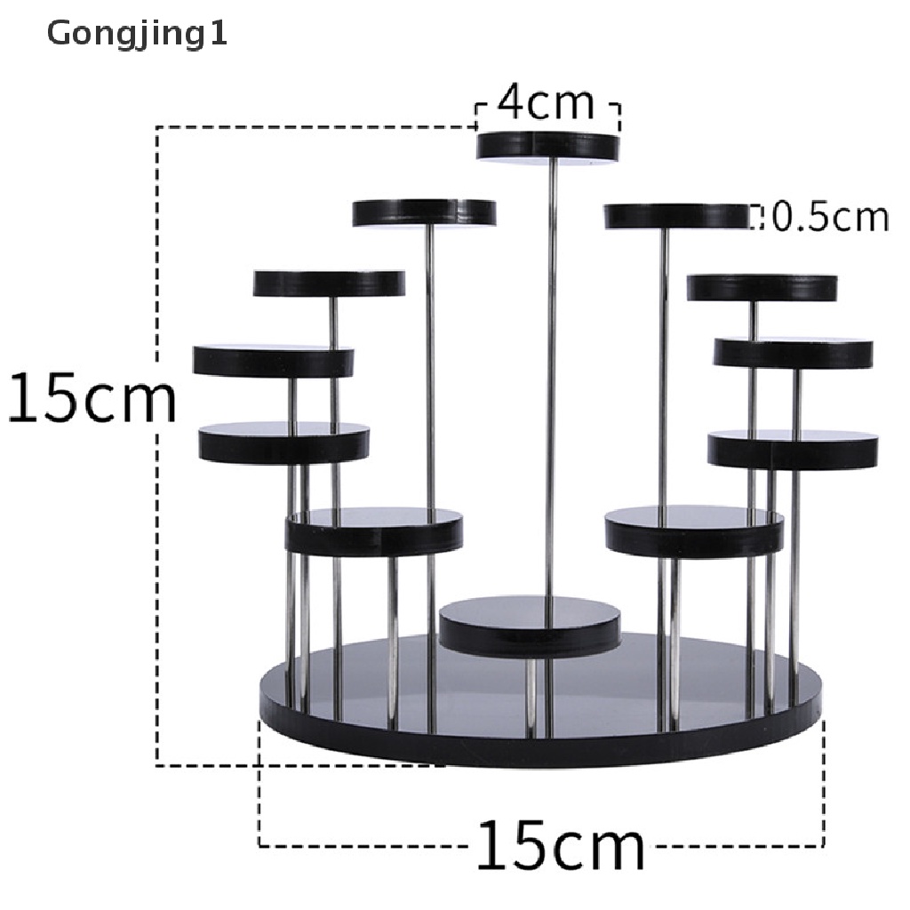 Gongjing1 Stand Display Kue / Cupcake / Dessert Bahan Akrilik Untuk Dekorasi Pesta