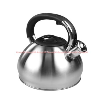 Krischef Whistling Kettle 3L Cerek Masak Air Berbunyi Jika Sudah Matang Stainlees Steel Kris Chef Krisbow Teko Ketle Untuk Di Kompor 3 Liter