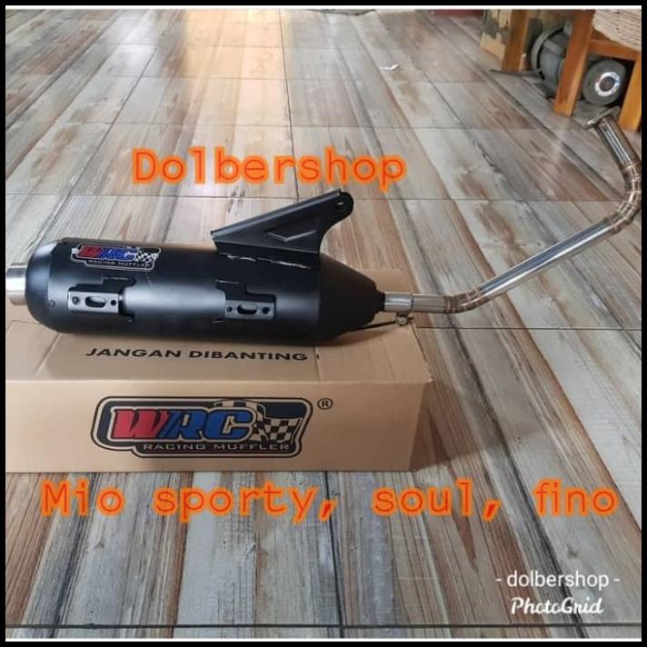 Knalpot Wrc Yamaha Mio, Soul, Fino Leher Las Cacing Stainless