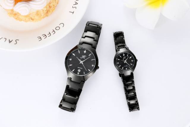 Free Box JT 8411 Jims Honey Jam Tangan Pria Wanita Couple Import