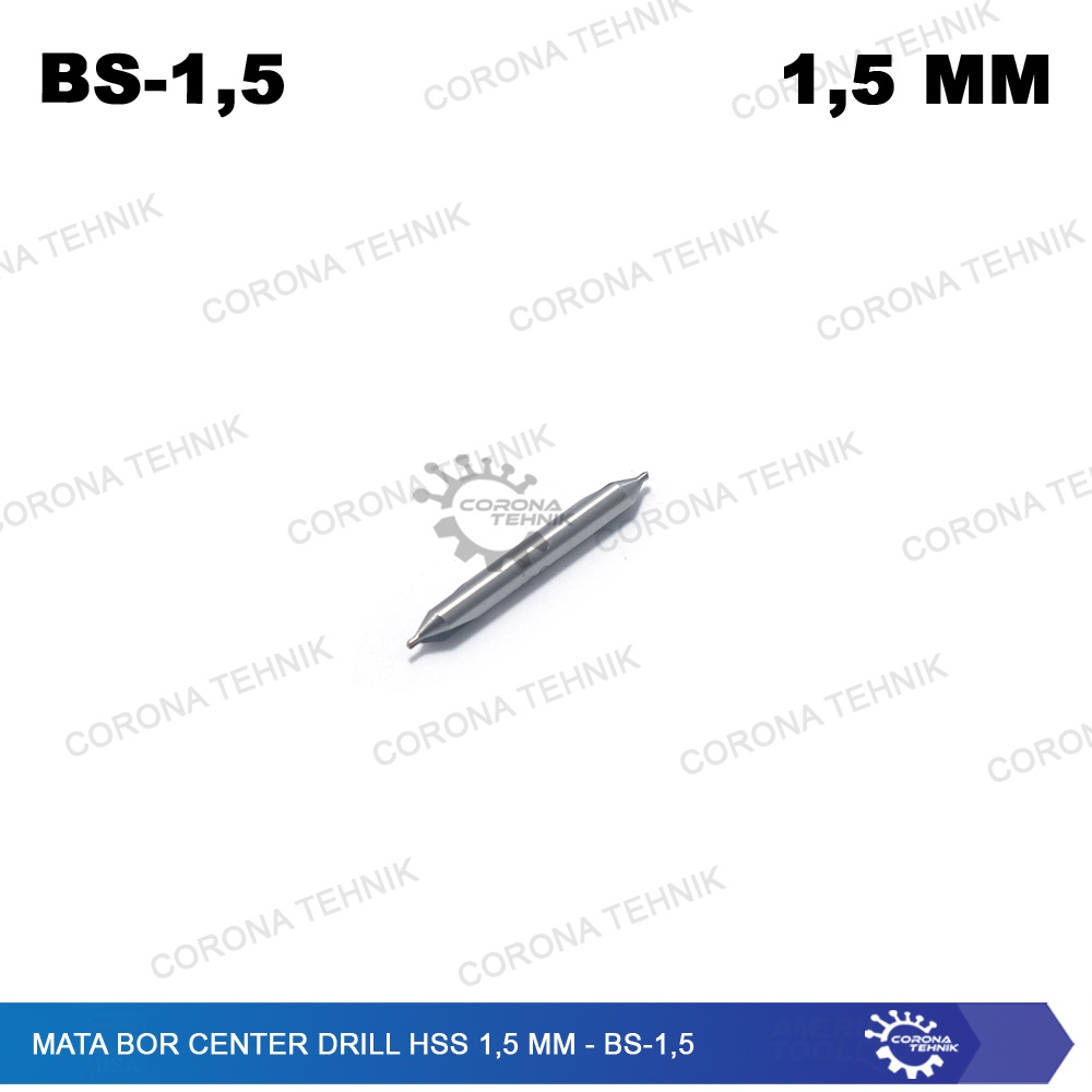 XR - Mata Bor Center Drills HSS - 1,5 mm