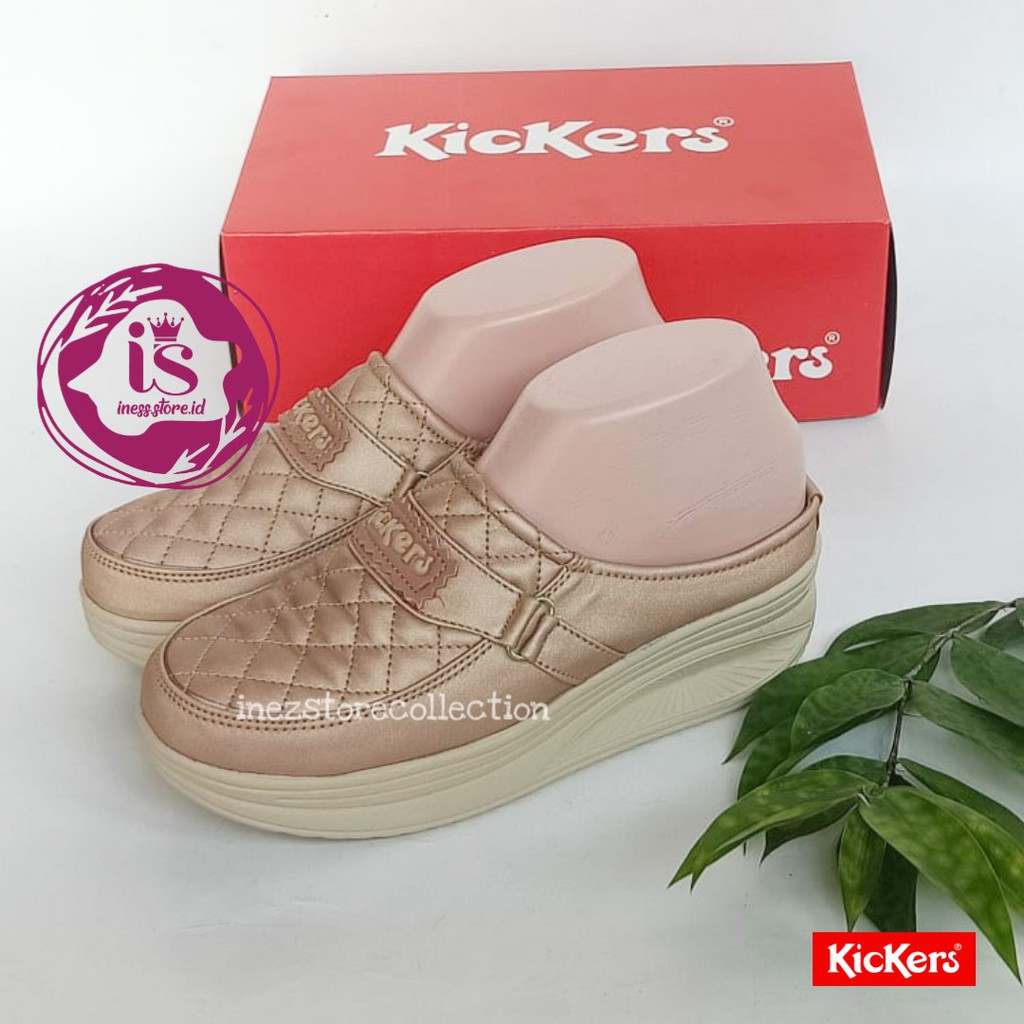 SANDAL WEDGES WANITA KICKERS BERKUALITAS KODE SL99 MURAH HARGA GROSIR