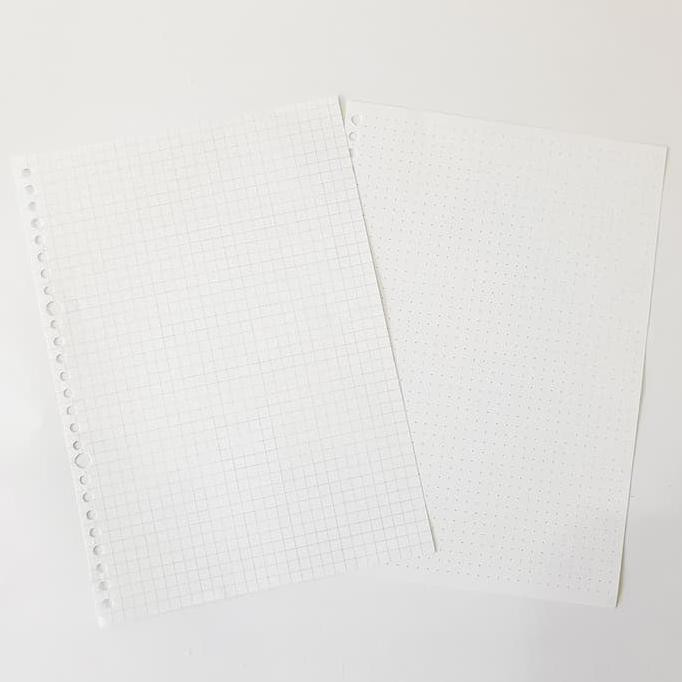

HVS LOOSE LEAF B5 (GRID) KERTAS BINDER/ ISI NOTES - 50 LBR - HVS GRID KODE 1048