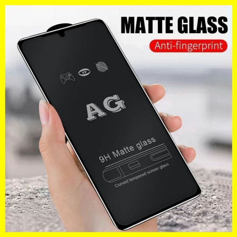 Tempered Glass Matte Samsung A02/ M02/M02S/ A02S/A52/A12/MATTE GLASS ANTI GLARE TEMPER GLASS