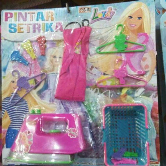 mainan setrika set mainan pintar setrika mainan baju fashion setrika set