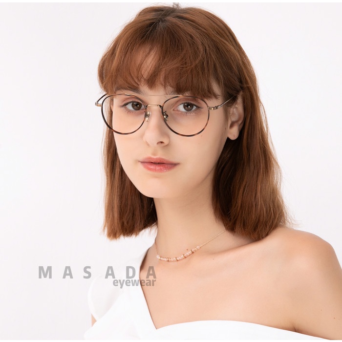 Kacamata Original Pria Wanita MASADA ORIGINAL Titanium 2118 DOUBLE BRIDGE