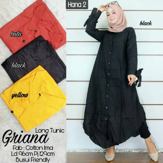 Griana Tunik Muslimah Panjang