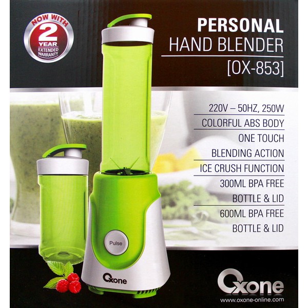 Oxone Ox-853 Personal Hand Blender-Hijau