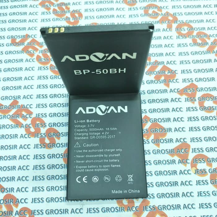 Baterai Original Double Power ADVAN Vandroid BP-50BH , BP50BH , I5C