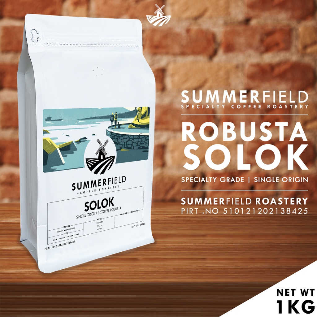 

Kopi Robusta Solok 1KG (Biji/Bubuk) Summerfield Specialty Grade