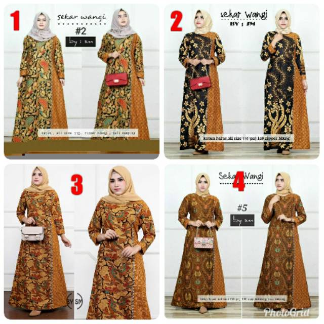 Gamis Batik Sogan
