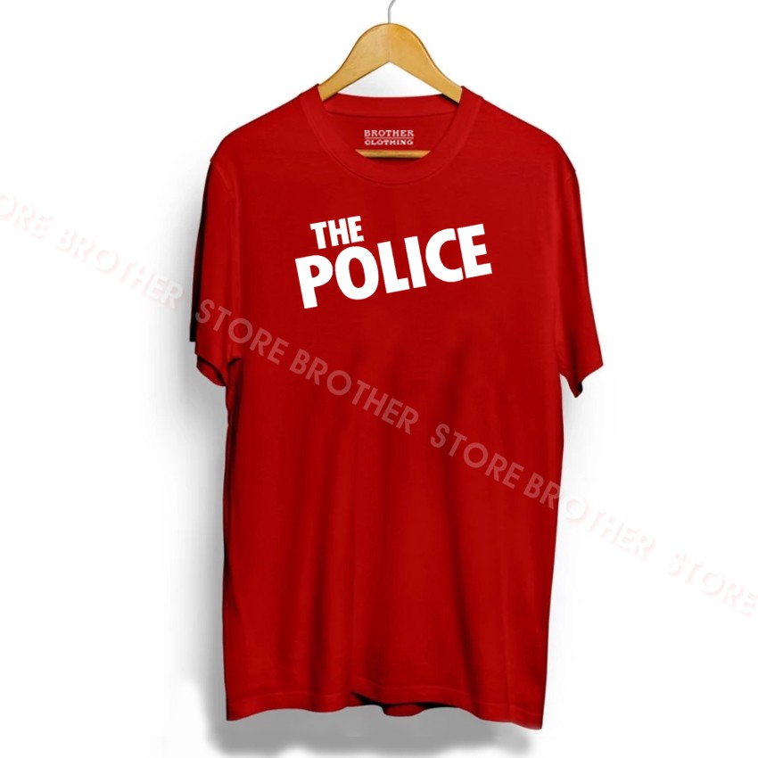 Kaos Distro The Police White Premium