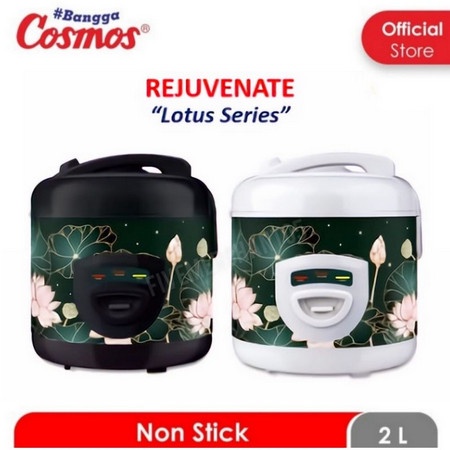 Rice Cooker Magic Com Cosmos CRJ-8228 B Non Stick  2.0L Lotus Series