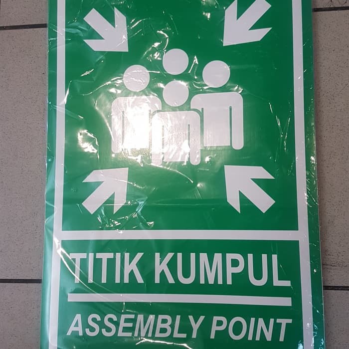 

SIGN K3 RAMBU STICKER TITIK KUMPUL 40X60CM