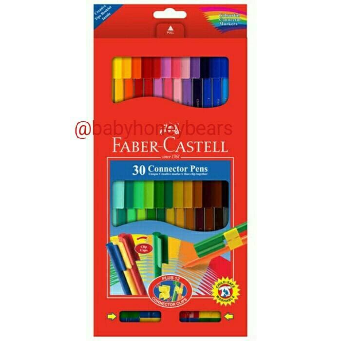 

Unik Connector pen faber castell 30 warna Berkualitas