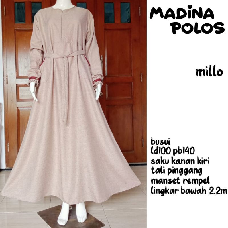 [NEW RELEASE] Gamis Syari Katun Madina Original