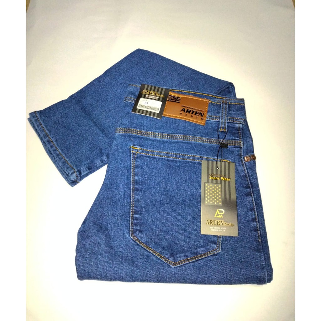 Celana panjang jeans pria / Slim Fit Stretch/ Ngaret/melar