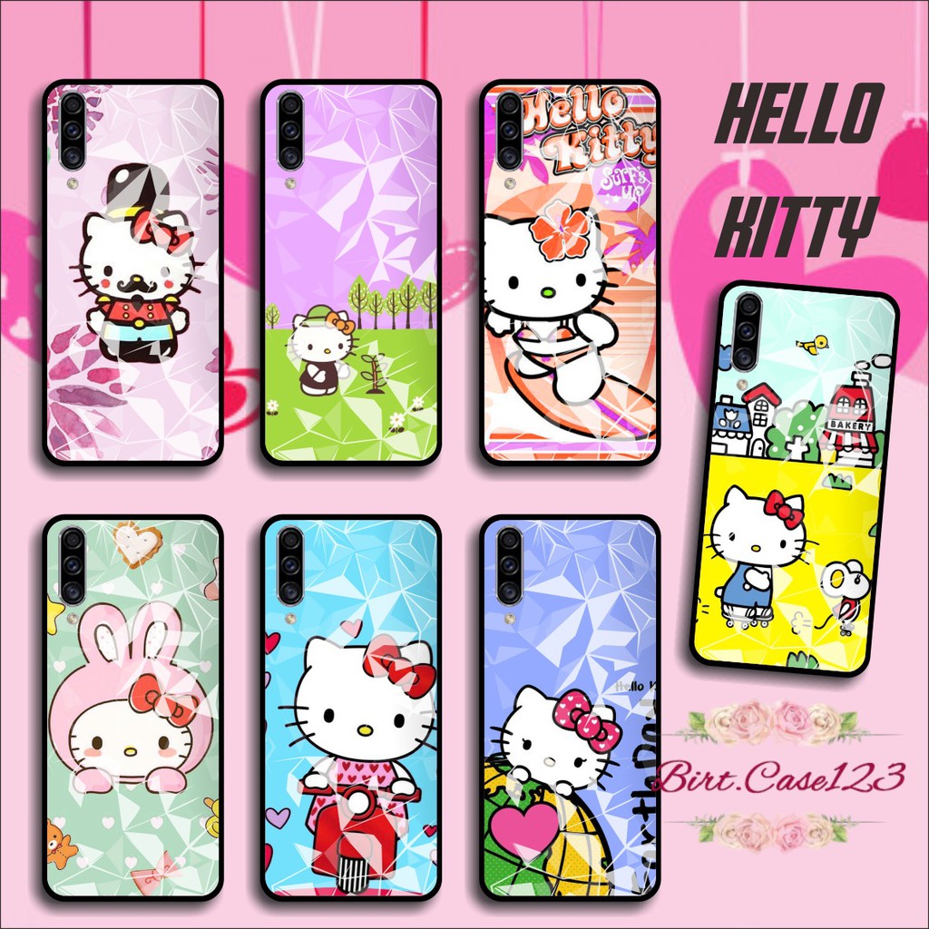 softcase diamond gambar HELLO KITTY Oppo A3s A1k A5 A9 2020 A7 F9 A5s A31 A52 A92 A37 A53 A83 BC293