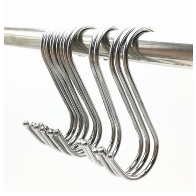 Gantungan S Serbaguna Stainless Steel Cantolan Bentuk S Hanger Hook Pengait Kawat Stainless Steel TERMURAH TERLARIS