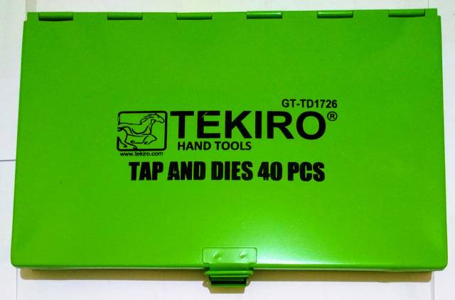 TEKIRO Tap and Die Set 40pc / Senai Set 40pc tekiro