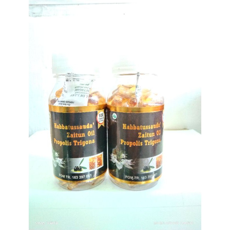 

Agen Herbal Jogja Jual - Habbatussauda Extra Propolis Trigona 100 Kapsul